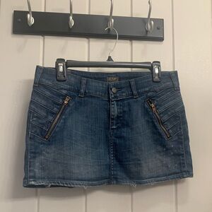 5/$20 COH Citizens Of Humanity y2k Dark Wash Denim Mini Skirt 29